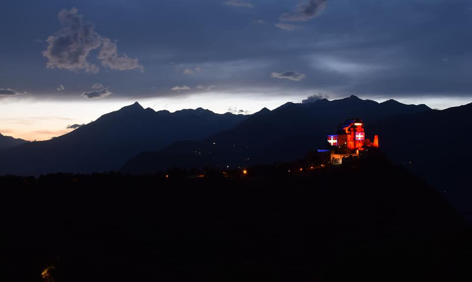 La Sacra illuminata dal drapò - Marco Siano